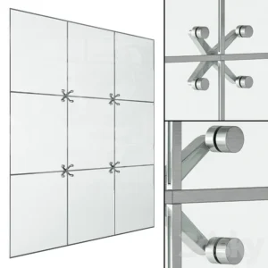 DGU Glass can be fitted in Spider Glazing